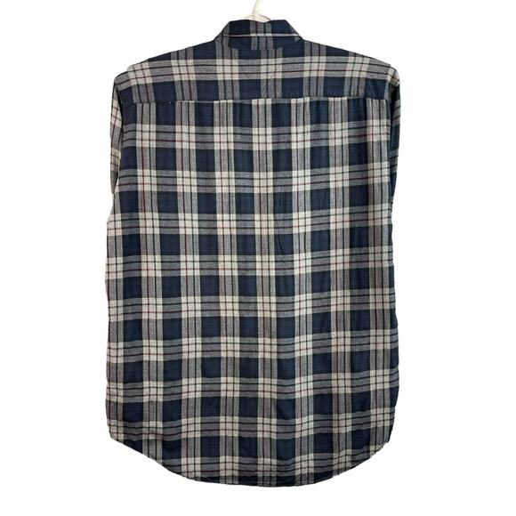 Tommy Hilifger Mens Button Down Shirt Size Medium Long Sleeves  Checkered - Picture 2 of 10